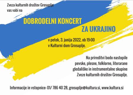 Dobrodelni koncert za Ukrajino