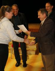 Na sliki: Ena naših mlajših vodnic Manca Jeršin